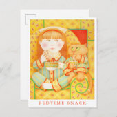 ベッドタイムスナック葉書 ポストカード (正面/裏面)