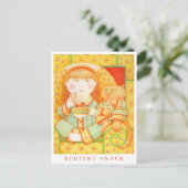 ベッドタイムスナック葉書 ポストカード (スタンド正面)