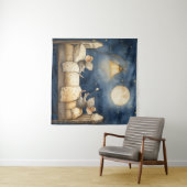 ベッドタイムネズミタペストリー タペストリー (インサイチュ(横))