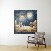 ベッドタイムネズミタペストリー タペストリー (インサイチュ)