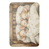 ベッドタイムネズミバスマット バスマット (正面縦)