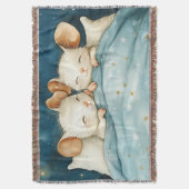 ベッドタイムネズミブランケット スローブランケット (正面縦)