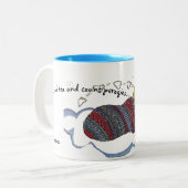 ベッドタイムペロギーパイロヒヴァレニーキウクライナ ツートーンマグカップ (正面左)