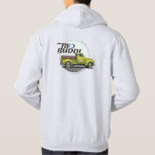 ベッドバディスウェット – ダークカラー – グリーンコレクション パーカ (裏面)