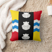 ベッドフォードシャー州旗装飾用クッション クッション (ブランケット)