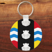ベッドフォードシャー州旗 キーホルダー (正面)