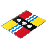 ベッドフォードシャー州旗 ノートブック (左側)