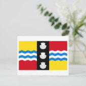 ベッドフォードシャー州旗 ポストカード (スタンド正面)