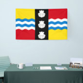 ベッドフォードシャー州旗（英国） 横断幕 (トレードショー)