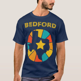 ベッドフォードテキサス州ヴィンテージ動揺してお土産 Tシャツ