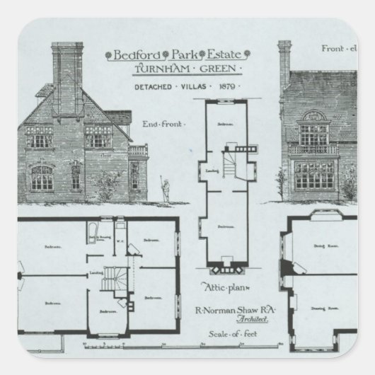 ベッドフォードパークエステート スクエアシール (正面)