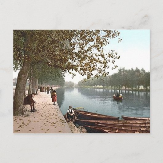 ベッドフォード川沿い ポストカード (正面)