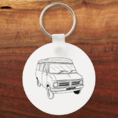 ベッドフォードCF1 キーホルダー (正面)