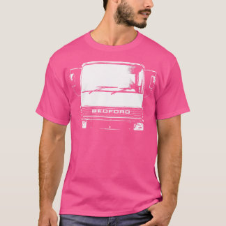 ベッドフォードTL 1980sクラシック重トラックmonoblock whi Tシャツ