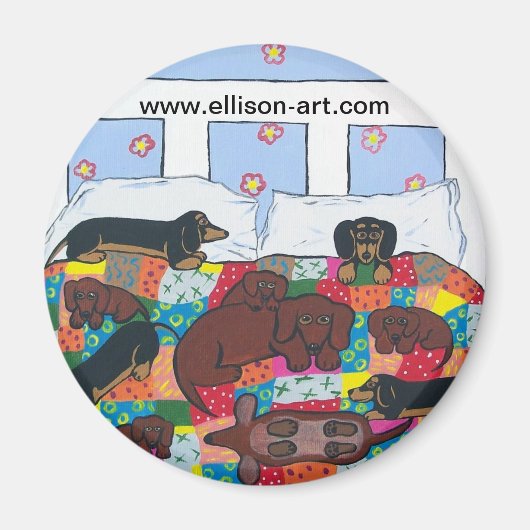 ベッドフルオブダックスシャント マグネット (正面)