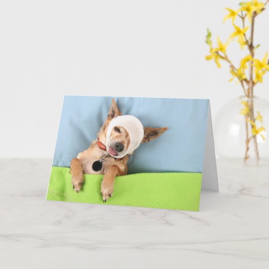 ベッドヘッド カード (黄色い花)