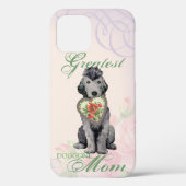 ベッドリントンテリアハートマママカーケース – メイトiPhoneケース Case-Mate iPhoneケース (裏面)