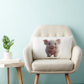 ベッドルームまたはソファ用の小さなピグレットクッション枕 ランバークッション (椅子)