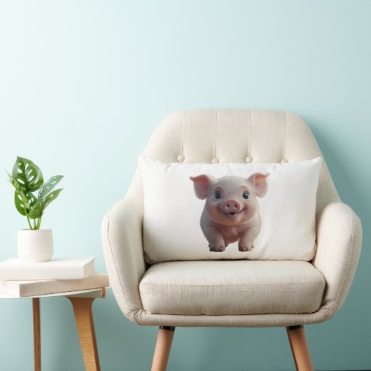 ベッドルームまたはソファ用の小さなピグレットクッション枕 ランバークッション (椅子)