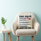 ベッドルームインおもしろいヌエンド乗りルール クッション (椅子)