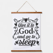 ベッドルームサイン 吊り下げ型タペストリー (正面)