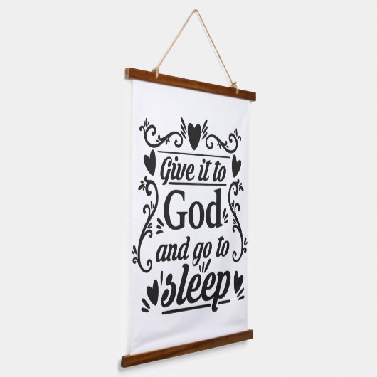 ベッドルームサイン 吊り下げ型タペストリー (傾斜あり)