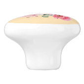 ベッドルームドロワーセラミックノブ – フローラ セラミックノブ (側面)