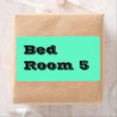 ベッドルーム5アクアでラベルを移動 ラベル (インサイチュ)