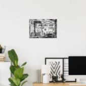 ベッドルーム ポスター (ホームオフィス)