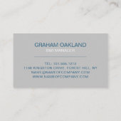 ベッドロゴベッド&ブレックファーストアコモデーション 名刺 (裏面)