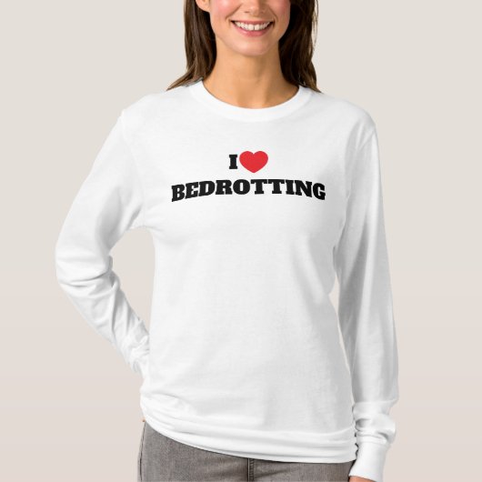 ベッドロッティング大好き Tシャツ (正面)