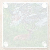 ベッド付きバック ガラスコースター (裏面)