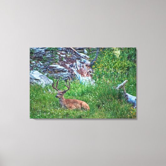 ベッド付きバック キャンバスプリント (正面)