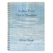 ベッド及び朝食の来客名簿の抽象芸術の反射 ノートブック (正面)