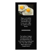 ベッド及び朝食の棚カード: オリジナルのアートワーク ラックカード (裏面)