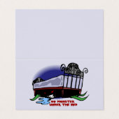 ベッド教室の交換カードの下のモンスターなし 名刺 (外部フラット)