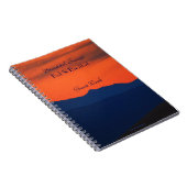 ベッド&ブレックファーストゲストブックレッドスカイアットサンセットB&B ノートブック (右側)