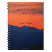 ベッド&ブレックファーストゲストブックレッドスカイアットサンセットB&B ノートブック (正面)