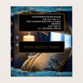 ベッド&ブレックファーストホステルブラウンフォトオールドスタイリッシュ 名刺 (外部フラット)