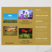 ベッド&ブレックファースト金ゴールド🏡トリフォル広告ズ (裏面)