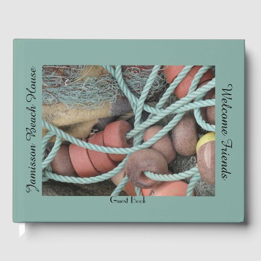 ベッド&ブレックファースト、ビーチハウスロープアンドブイB&B ゲストブック (正面)