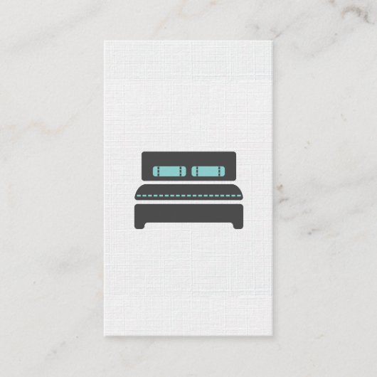 ベッド&ブレックファースト/リネンパターン 名刺 (正面)