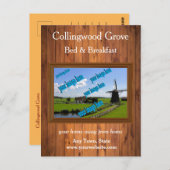 ベッド&ブレッ素朴クファースト🌿プロモーション ポストカード (正面/裏面)