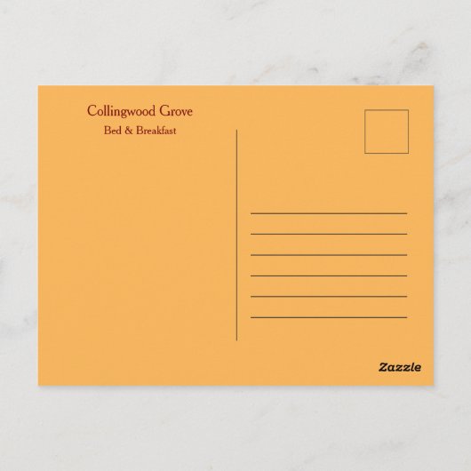 ベッド&ブレッ素朴クファースト🌿プロモーション ポストカード (裏面)