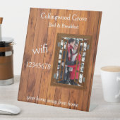 ベッド&ブレッ素朴クファースト🌿 Wifi情報 台座サイン (インサイチュ)