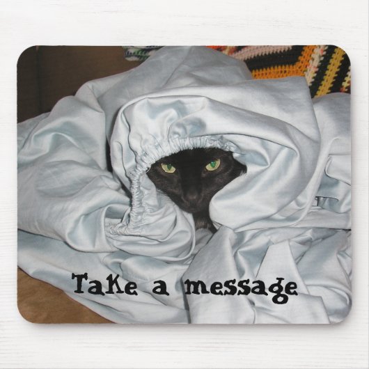 ベッド- mousepadの破壊者 マウスパッド (正面)