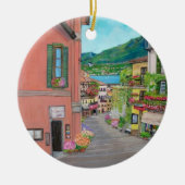 ベッラージョの円のオーナメント セラミックオーナメント (正面)