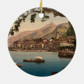 ベッラージョIの湖Comoのロンバルディア、イタリアのオーナメント セラミックオーナメント (裏面)