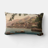 ベッラージョIの湖Como、ロンバルディア、イタリア ランバークッション (裏面)