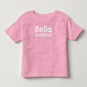 ベッラ・バンビーナ イタリア シチリア  トドラーTシャツ